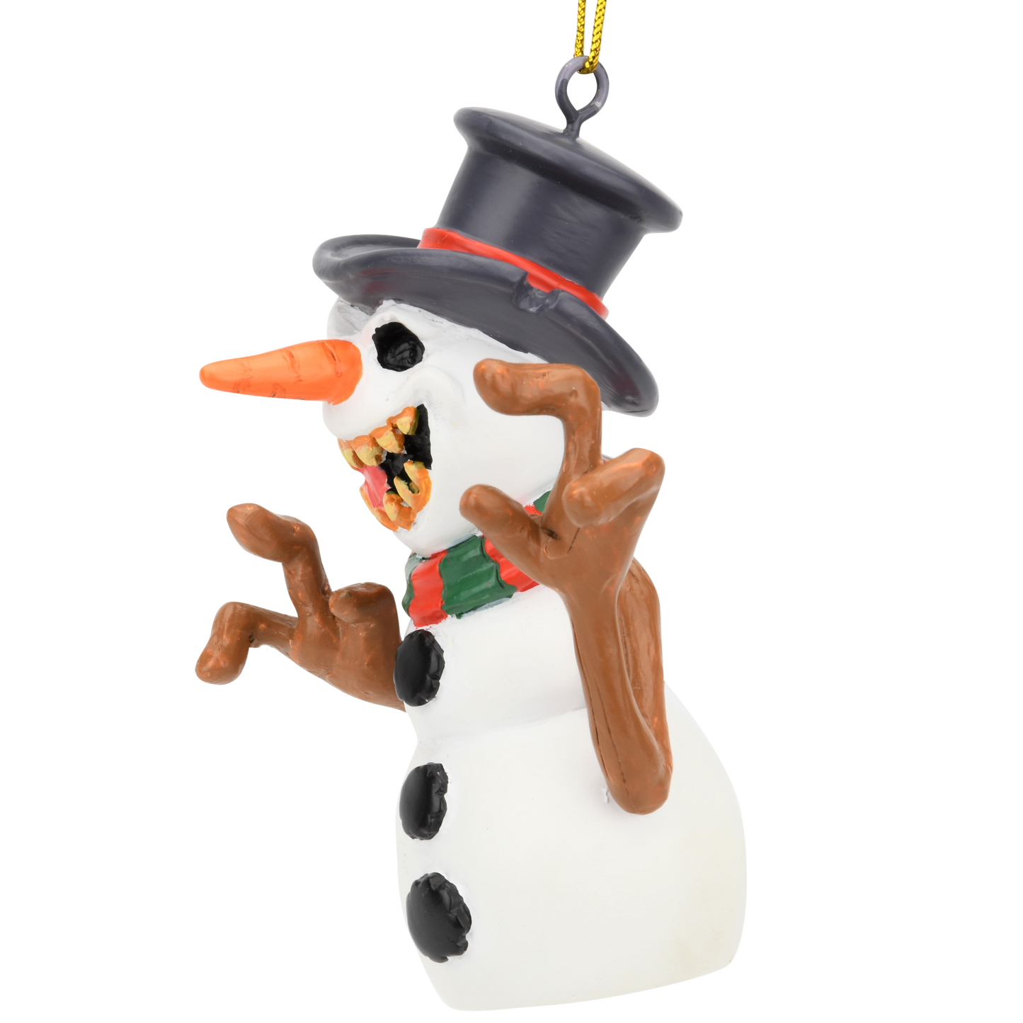 Evil Snowman Halloween Horror Christmas Ornaments