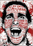 MAGNETS - American Psycho Quotes on Face Magnet