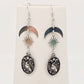 EARRINGS - Crow Star & Mood Pendent Earrings