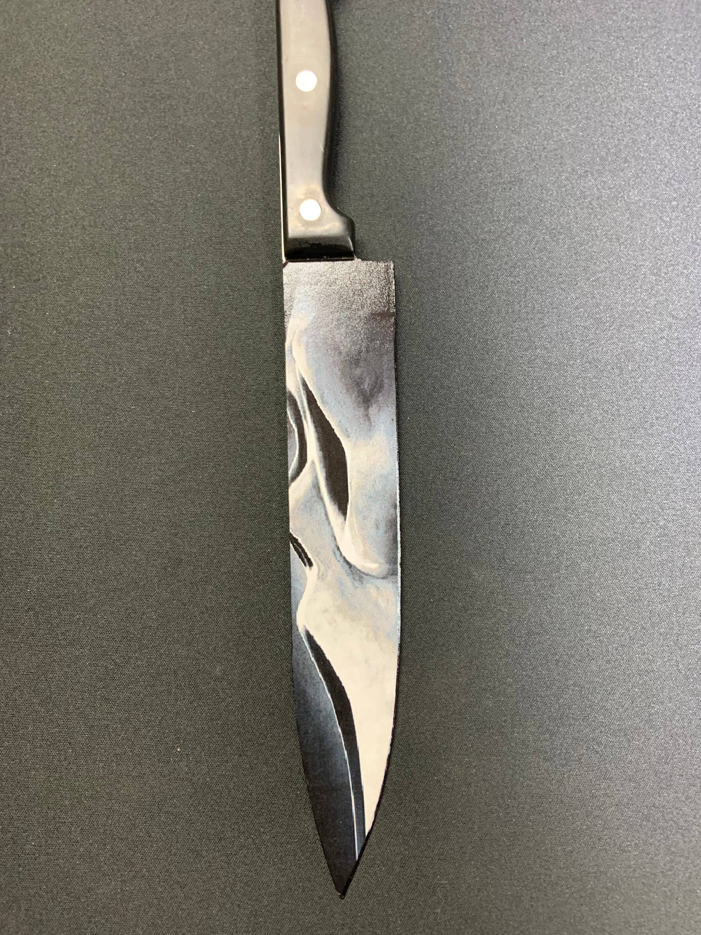 KNIFE - Scream Ghost Face Wes Craven Kitchen Knife with Sublimated Stand