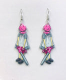 EARRINGS - "Girl With Saw"