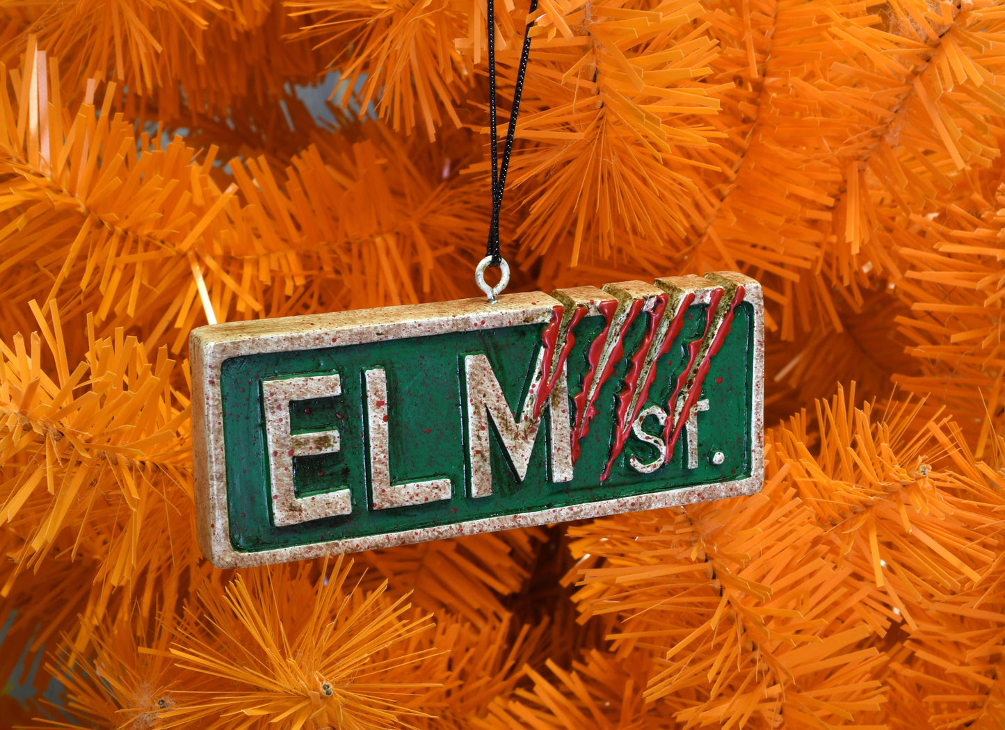 Elm St. Street Sign Halloween Ornament