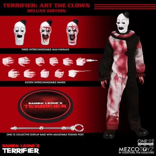 Terrifier Art the Clown Deluxe One:12 Collective Action Figure PREORDER