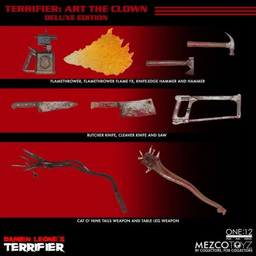 Terrifier Art the Clown Deluxe One:12 Collective Action Figure PREORDER
