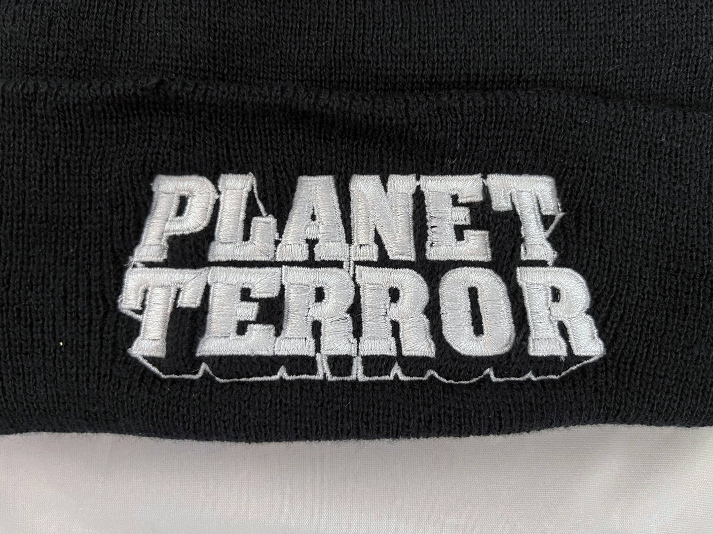 "Planet Terror" Embroidered Beanie Hat