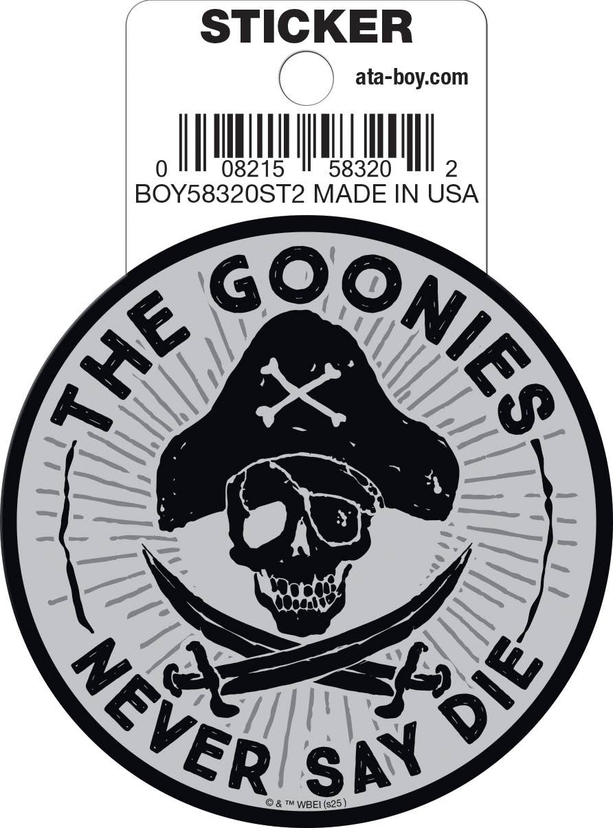 Goonies Never Say Die Die Cut Sticker