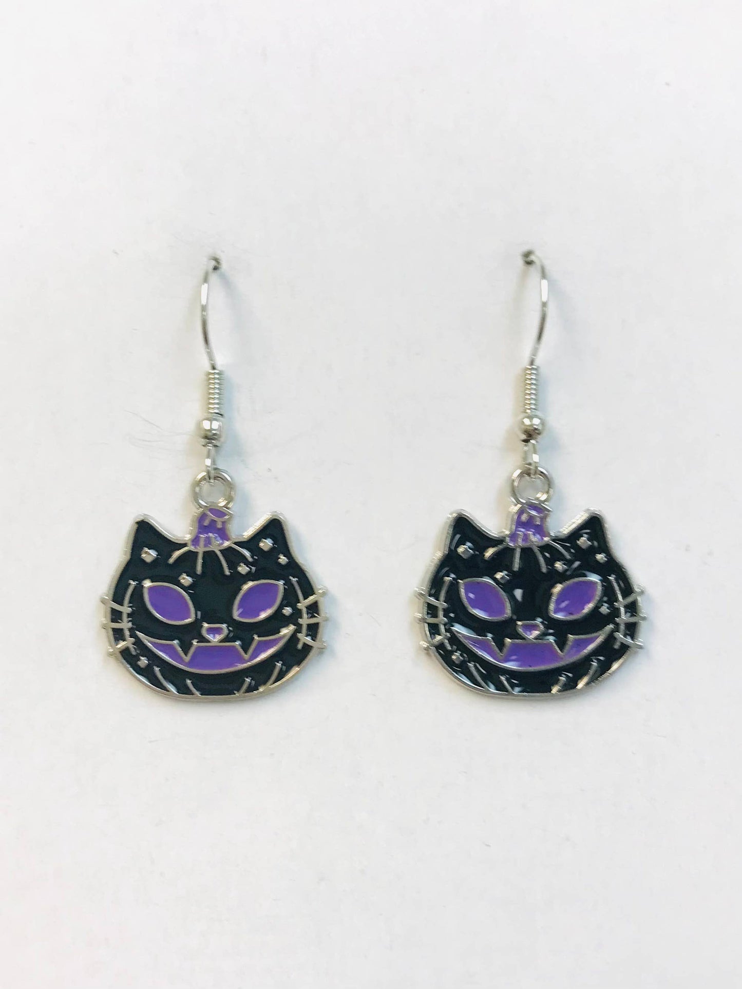 EARRINGS - Pumpkin Cat Earrings