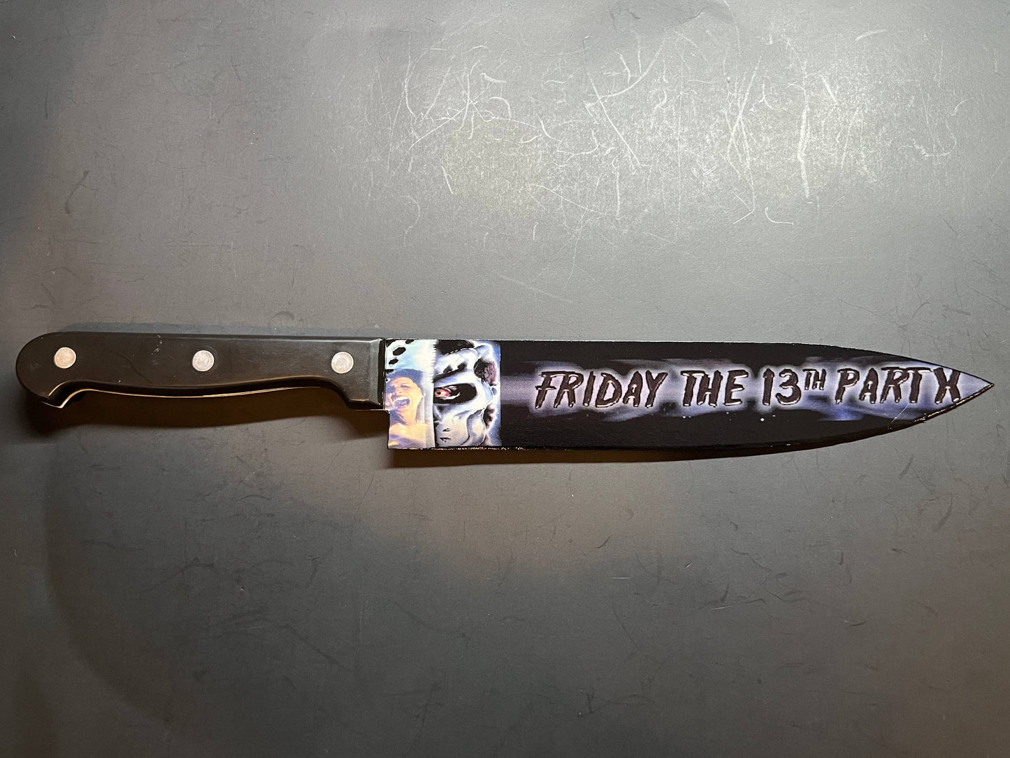 KNIFE - Jason X Friday the 13th Knife With Sublimated Stand
