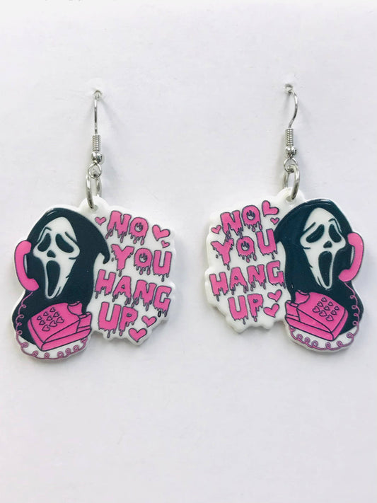 EARRINGS - Scream "No You Hang Up" Earrings