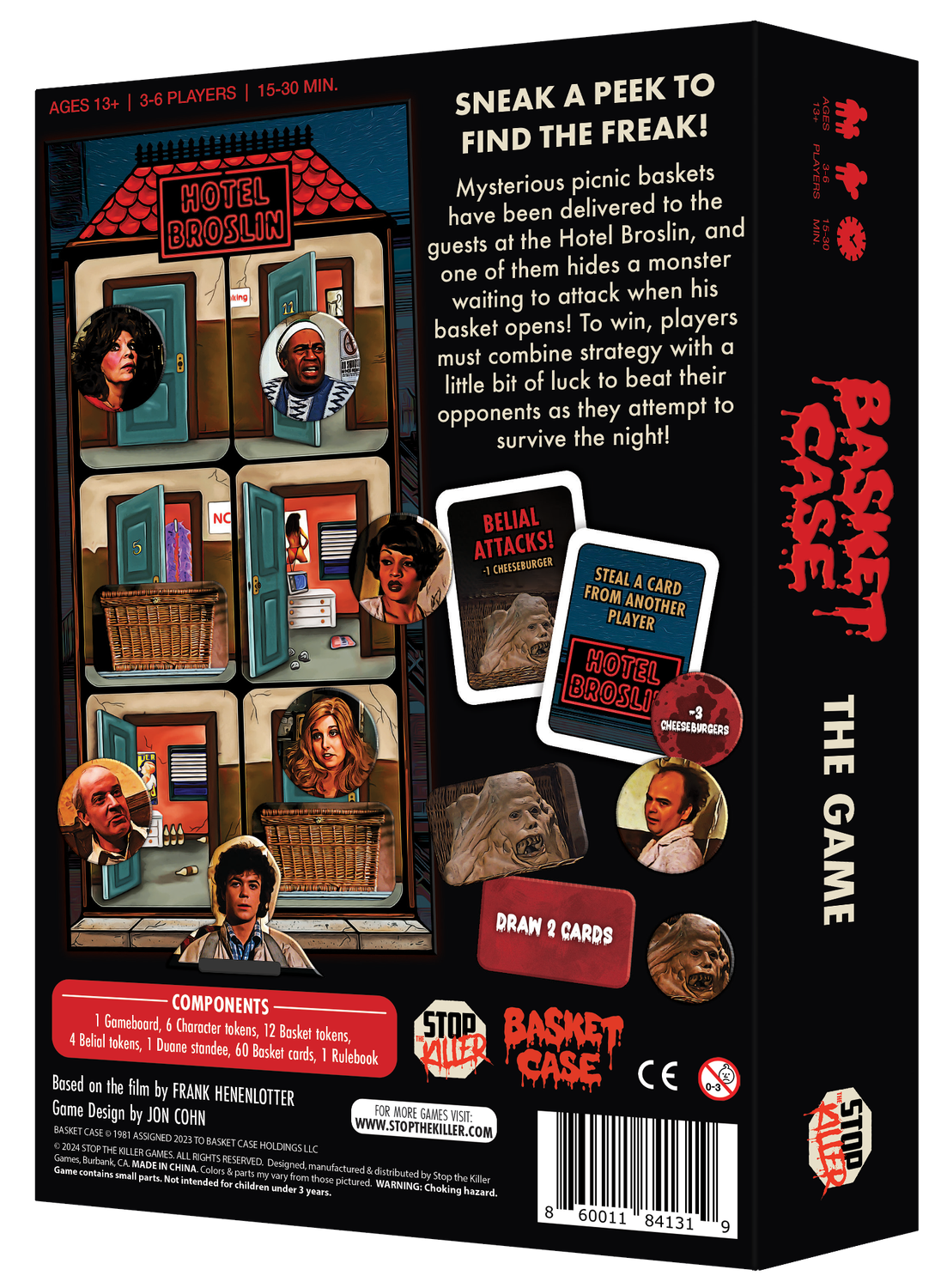 Basket Case: Horror At Hotel Broslin Memory Game