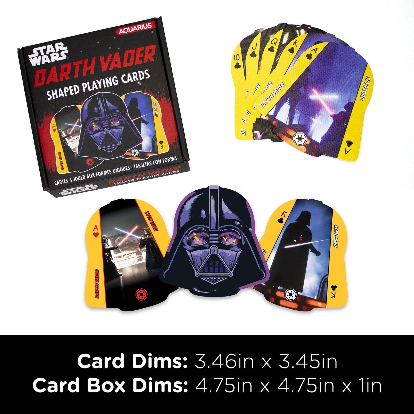 PLAYING CARDS -Star Wars Darth Vader Shaped Playing Cards