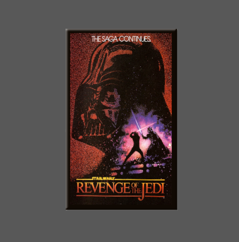 REVENGE OF THE JEDI  Star Wars Magnet