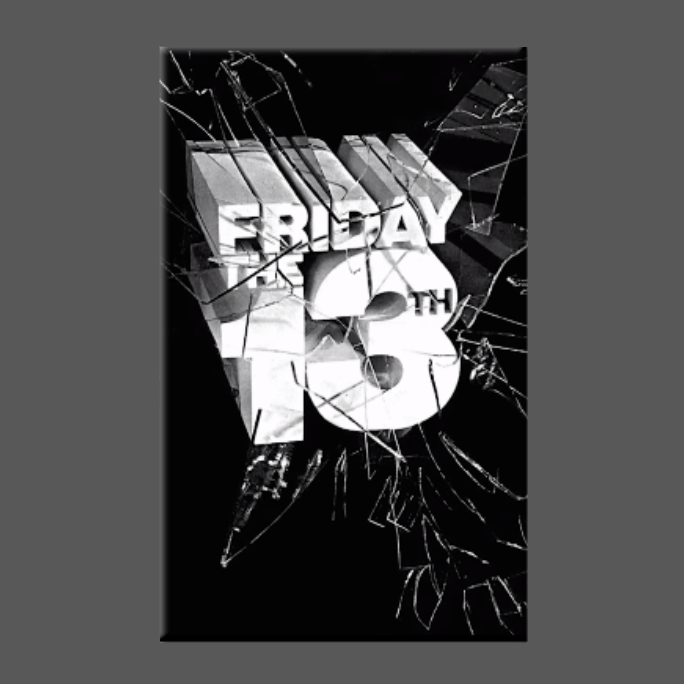 FRIDAY THE 13TH ORIGINAL AD Magnet