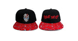 "Friday The 13th" Pattern Embroidered Snapback Hat
