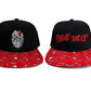 "Friday The 13th" Pattern Embroidered Snapback Hat