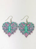 EARRINGS -  Ribs Heart Earrings