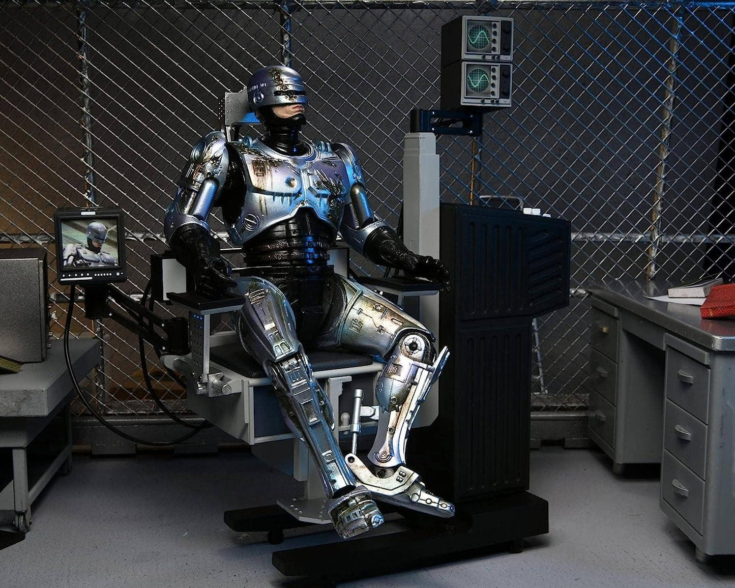 RoboCop 7 Inch Action Figure | BD RoboCop w/ Chair