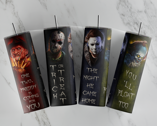 Horror Quote Tumbler