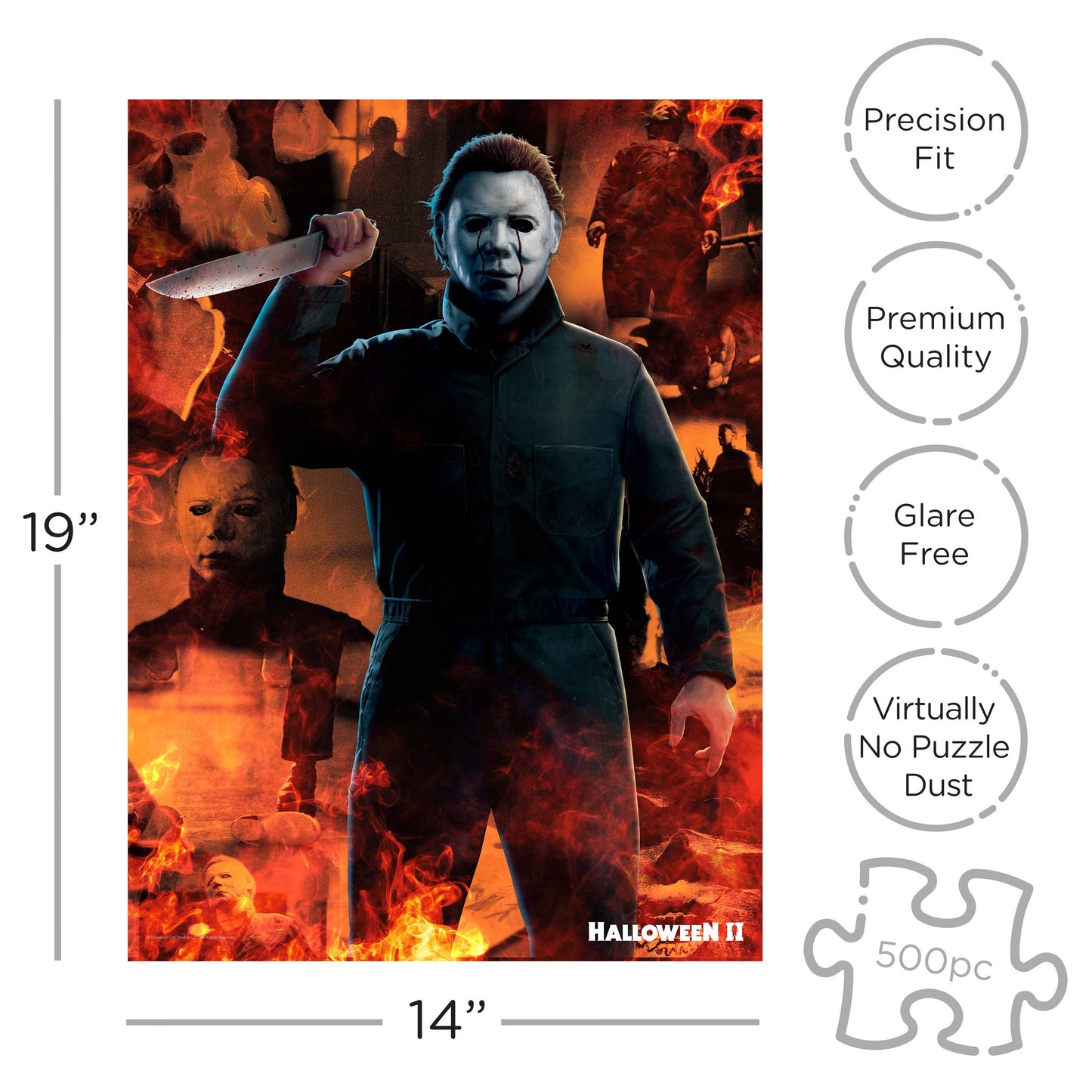 PUZZLES -Halloween II Coffin Box 500 Piece Jigsaw Puzzle