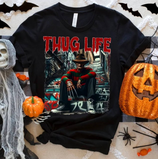 TSHIRTS - Freddy Krueger "Thug Life"