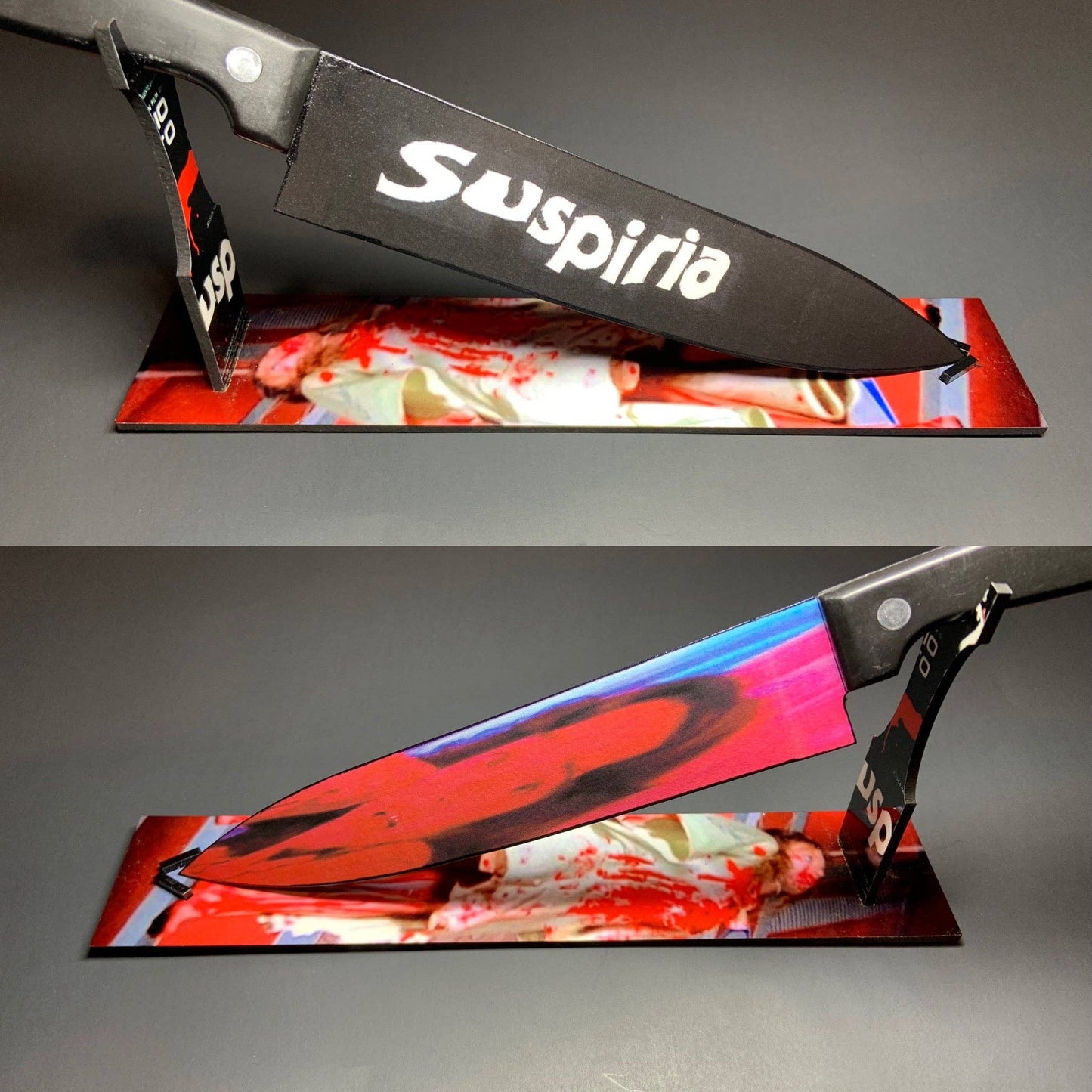 KNIFE - Suspiria Dario Argento 1977 Kitchen Knife With Sublimated Stand