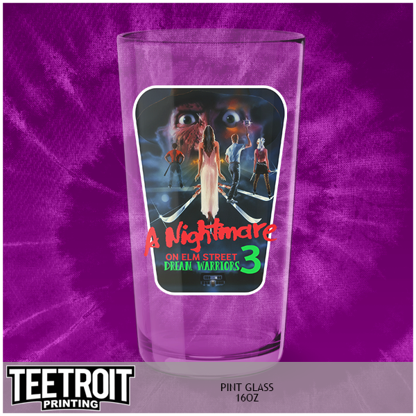 Horror Pint Glass