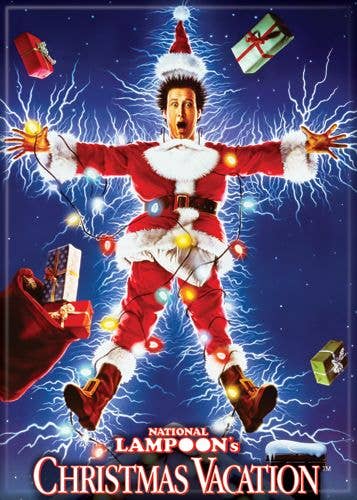 Xmas Vacation Griswold Lit Up Magnet 2.5" x 3.5"