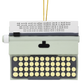 "All Work No Play" Typewriter Ornament