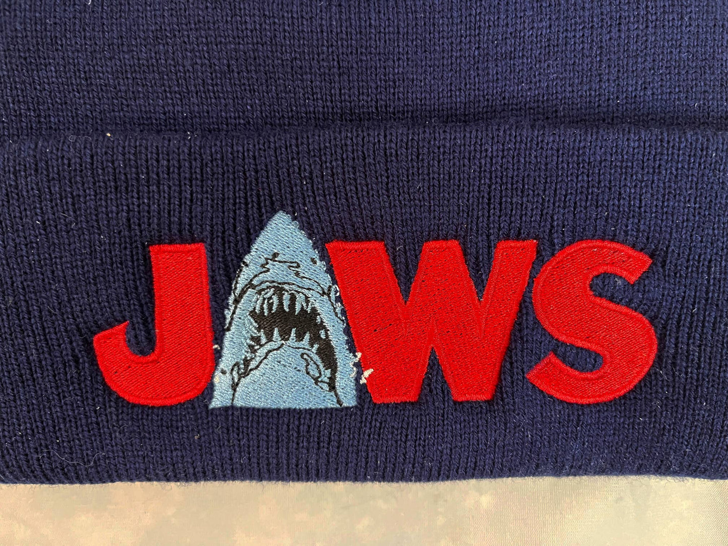 "Jaws" v2.0 Embroidered Design Beanie Hat