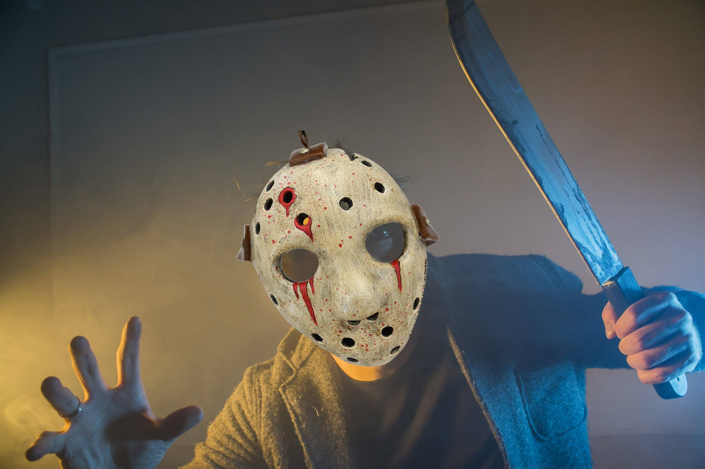 Bloody Hockey Mask Halloween Ornament