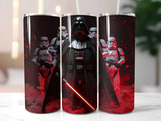 Star Wars Darth Vader with Storm Troopers 20oz Tumbler
