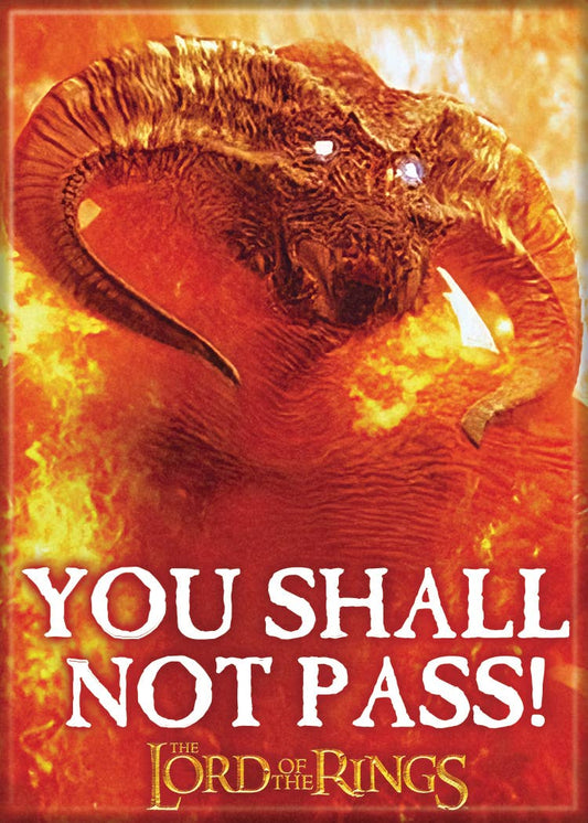 MAGNETS - Lord of the Rings You Shall Not Pass! Magnet