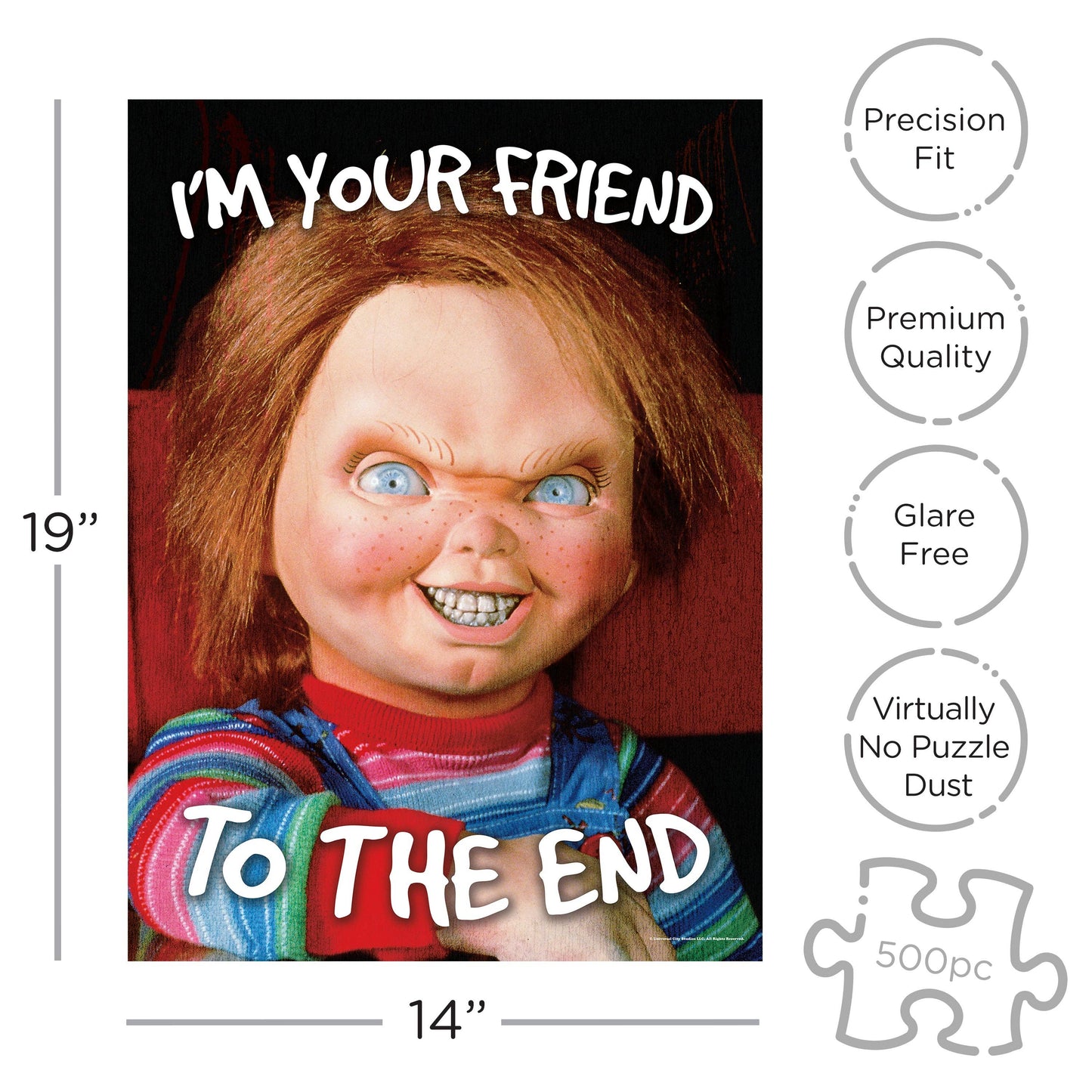 PUZZLES - Chucky Coffin Box 500 Piece Jigsaw Puzzle