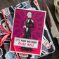 CARDS - "Raise Hell" Pinhead Cosplay Birthday Card