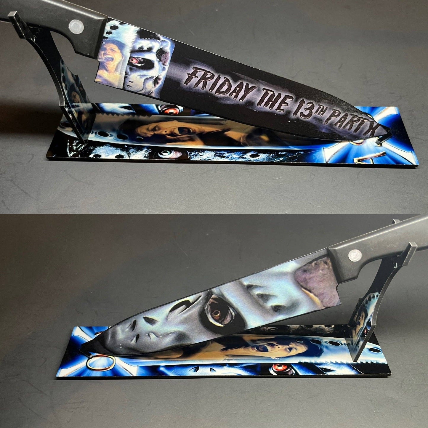 KNIFE - Jason X Friday the 13th Knife With Sublimated Stand