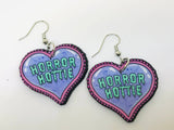 EARRINGS - "Horror Hottie" Hearts
