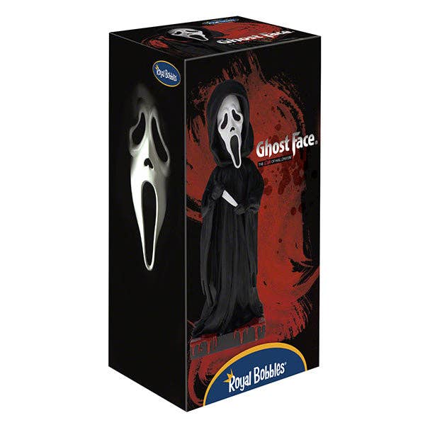 BOBBLES - Royal Bobbles Ghost Face Collectible Bobblehead Statue