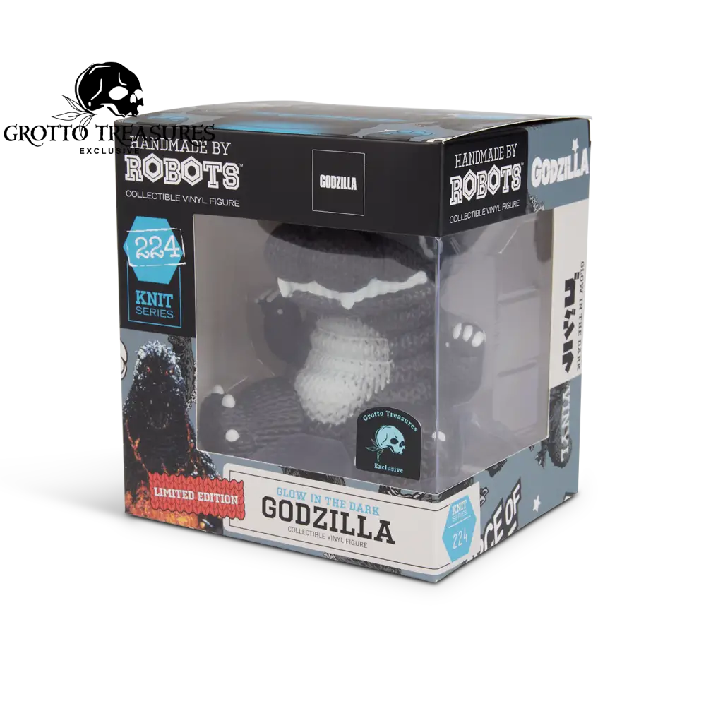 Handmade by Robots Godzilla Blue Glow in the Dark Limited Edition Vinyl Figure