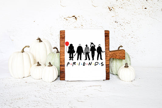 "F.R.I.E.N.D.S" Horror Movie Kitchen Dish Towel