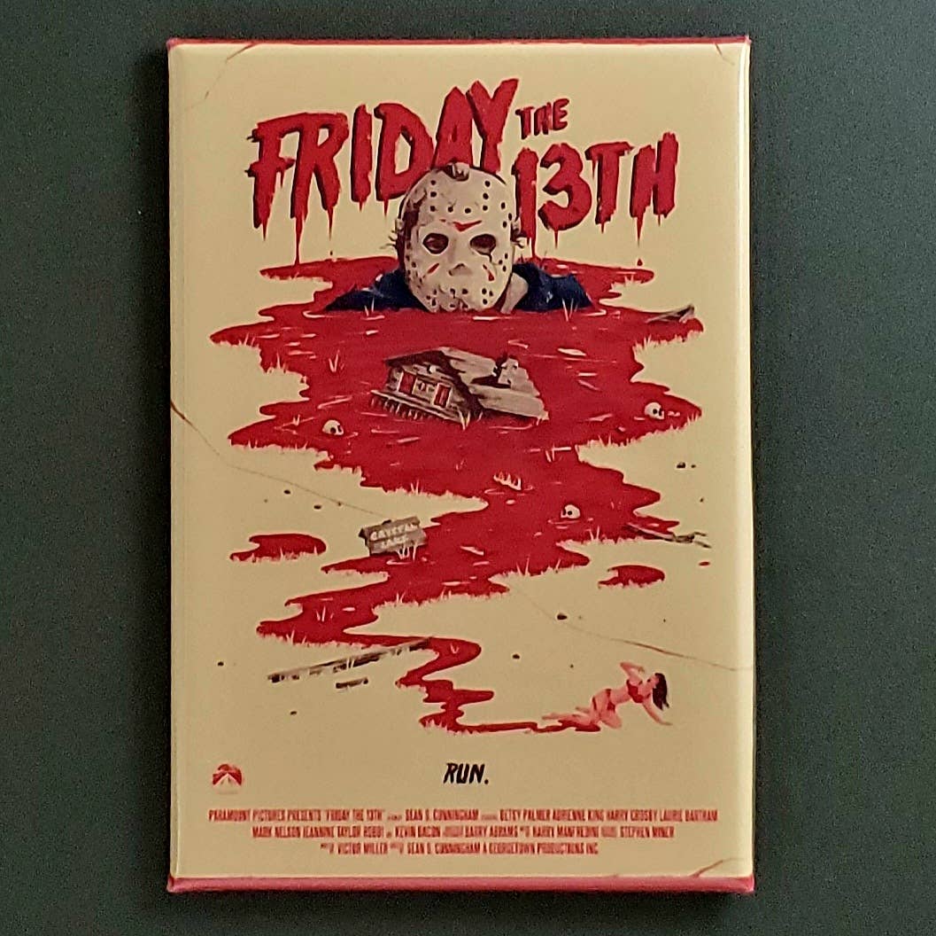 FRIDAY THE 13TH Camp Blood Movie Magnet