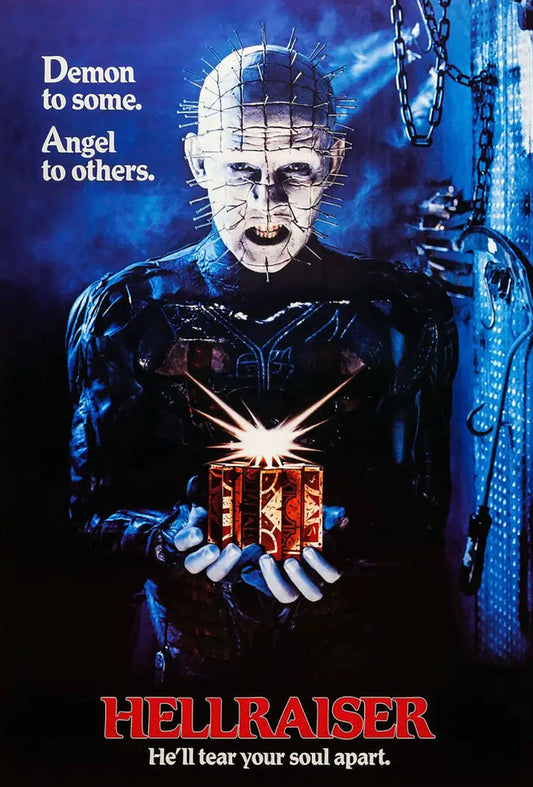Hellraiser Metal Sign Retro Movie A5