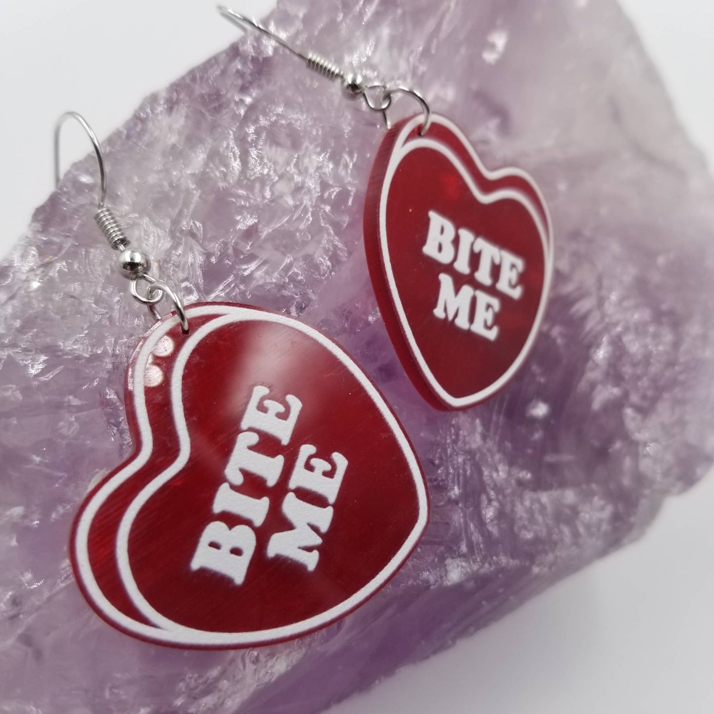 EARRINGS - Bite Me Heart Earrings