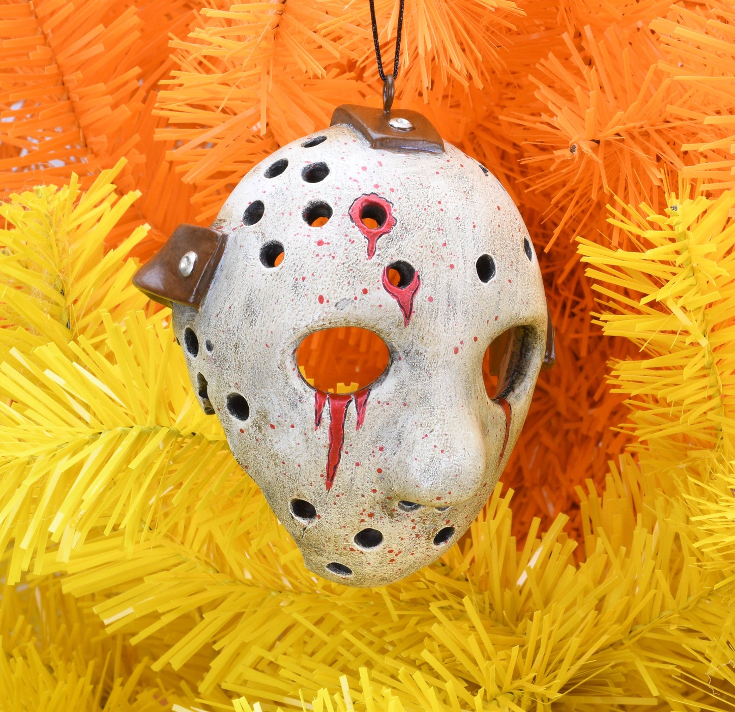 Bloody Hockey Mask Halloween Ornament