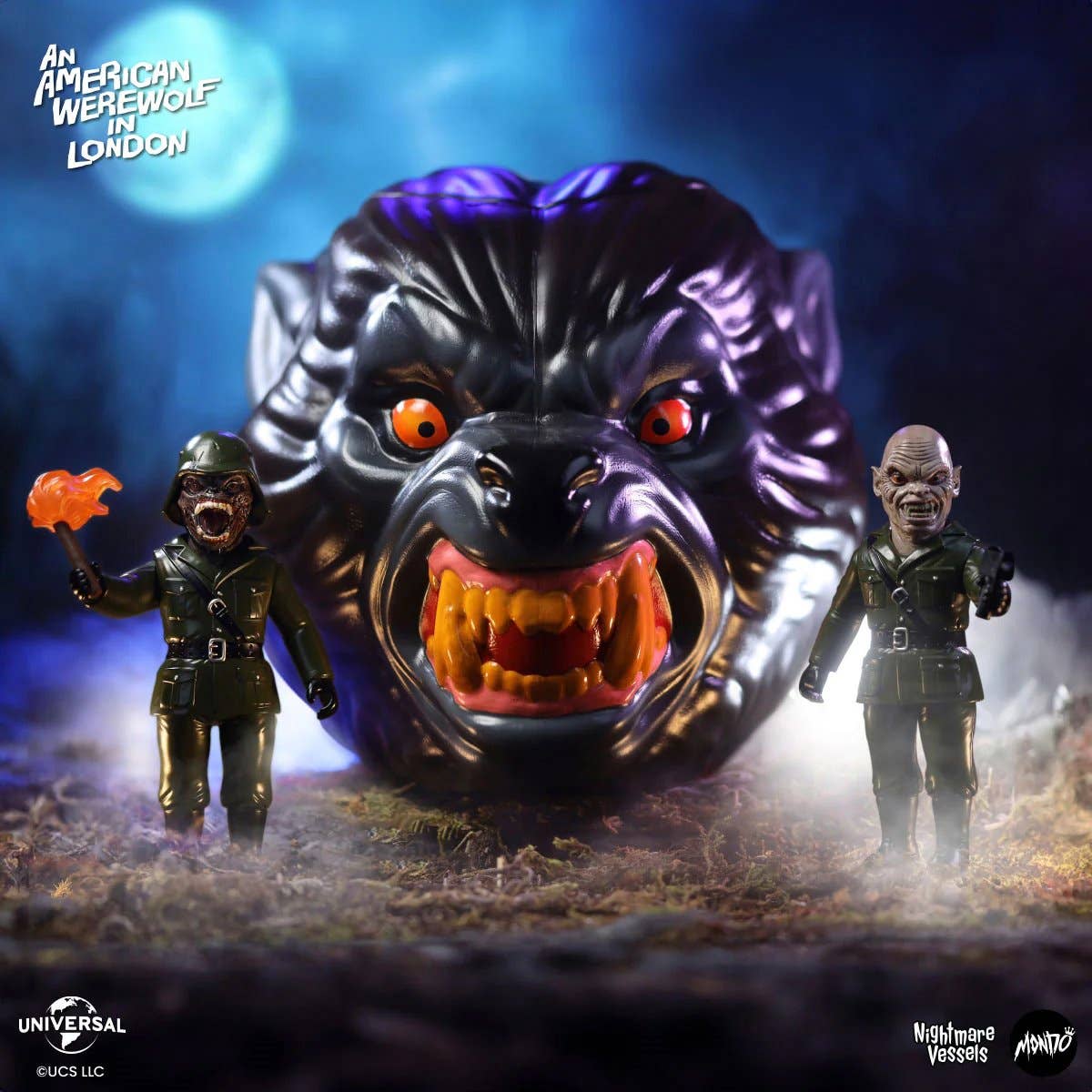 An American Werewolf in London Nightmare Vessels Figure Set