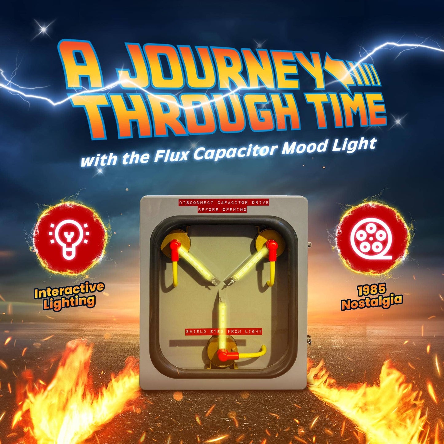 Back to the Future Flux Capacitor Mood Light