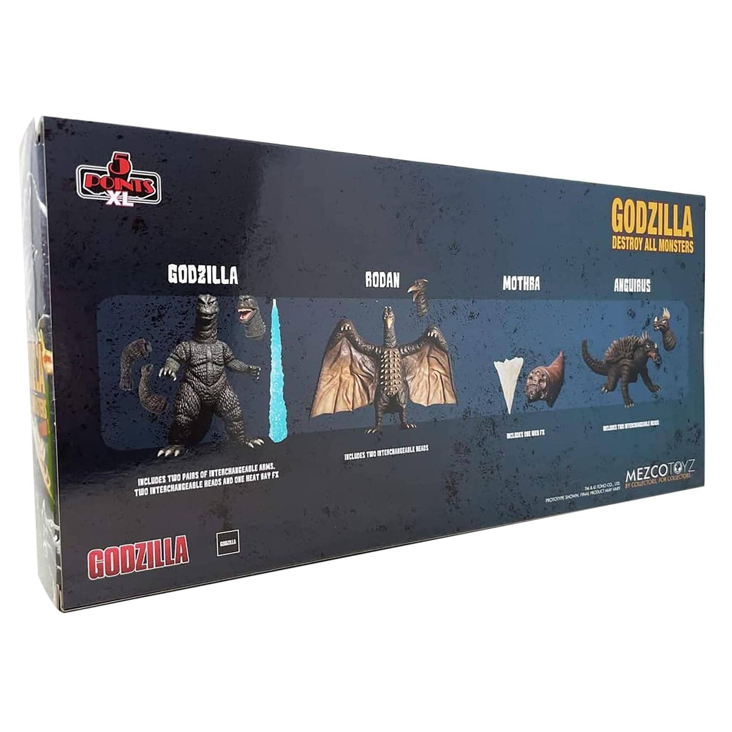 Godzilla 5 Points XL Round 1 Boxed Set