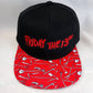 "Friday The 13th" Pattern Embroidered Snapback Hat