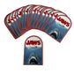 STICKERS - Jaws Sticker Waterproof Vinyl PREMIUM