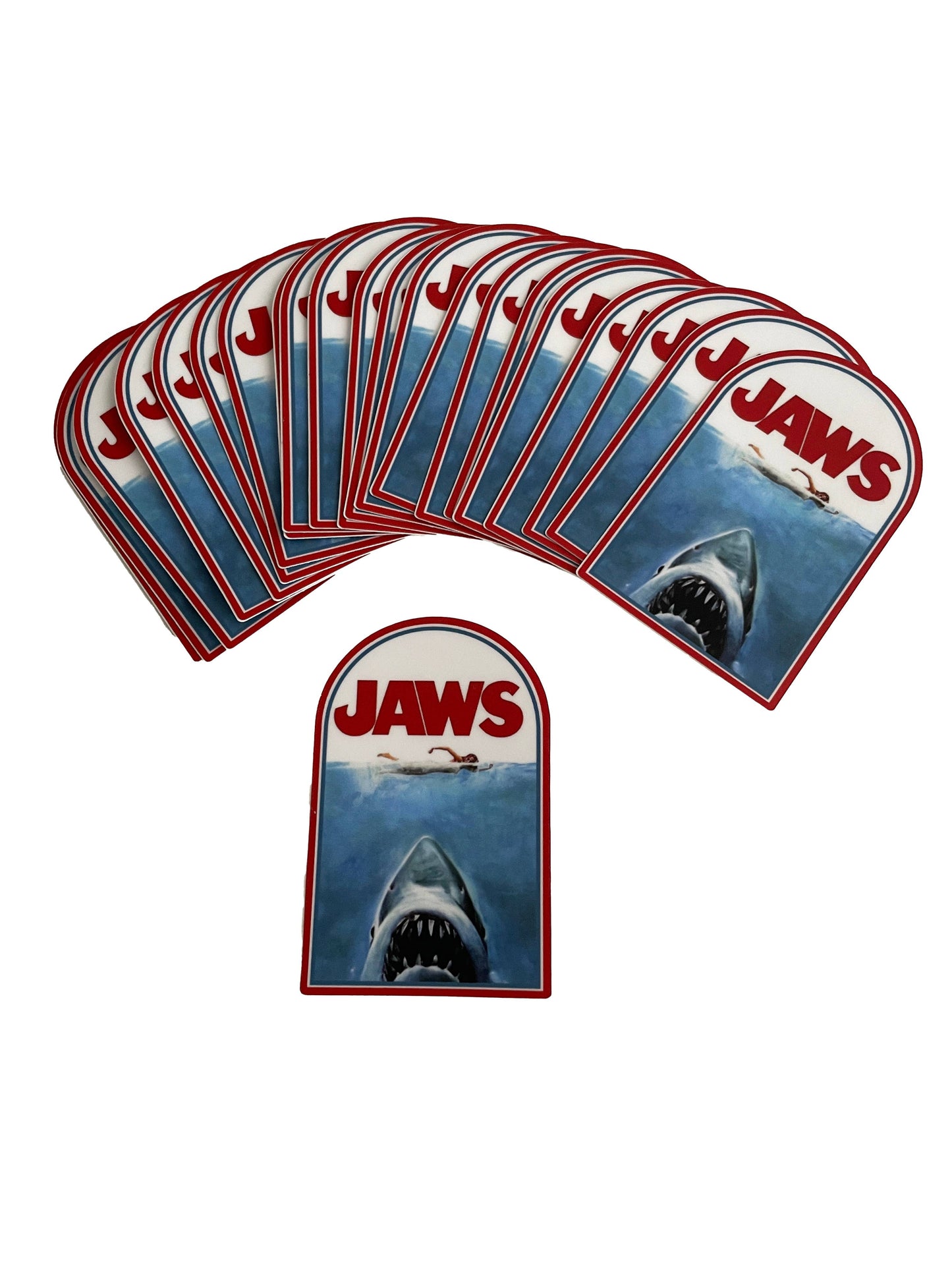 STICKERS - Jaws Sticker Waterproof Vinyl PREMIUM