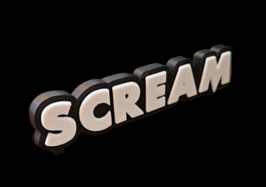 Scream Freestanding Sign
